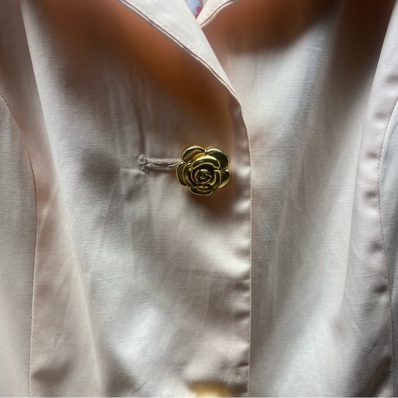 RARE Betsey Johnson Flared Skirted Trench Coat Y2K VTG Size L - Picture 7 of 14